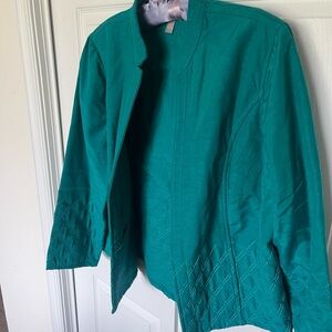 Chico's Vibrant Teal Blazer